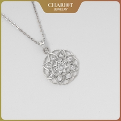 Dây chuyền bạc DCJ19 925 Sun Hill S925 ChariotJewelry