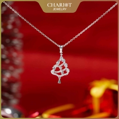 Dây chuyền bạc DCJ34 925 CHARIOT cây thông giáng sinh ChariotJewelry