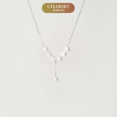Dây chuyền DCJ81 ngọc trai thanh lịch dịu dàng bạc 925 ChariotJewelry