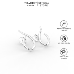 Khuyên Tai Bạc ECJ58 Teardrop Chariot Jewelry