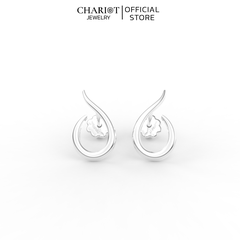 Khuyên Tai Bạc ECJ58 Teardrop Chariot Jewelry