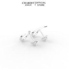 Khuyên Tai Bạc ECJ58 Teardrop Chariot Jewelry