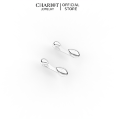 Khuyên Tai Bạc ECJ60 Hình Giọt Nước Chariot Jewelry