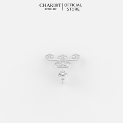Khuyên Tai Bạc ECJ83 Venus Chariot Jewelry