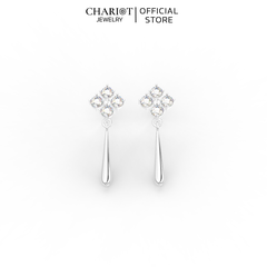 Khuyên Tai Bạc ECJ85 Summit Glory Chariot Jewelry