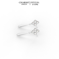 Khuyên Tai Bạc ECJ85 Summit Glory Chariot Jewelry
