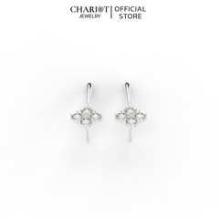 Khuyên Tai Bạc ECJ85 Summit Glory Chariot Jewelry
