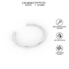 Vòng Tay Bạc BCJ125 Hình Thân Tre Chariot Jewelry