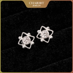 Khuyên tai bạc ECJ40 Hiemal s925 ChariotJewelry