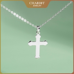 Dây chuyền bạc s925 DCJ184 Chữ thập thanh lịch Chariot Jewelry