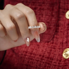Nhẫn bạc S925 NCJ46 vòng lặp trái tim, quà tặng Valentine ý nghĩa dành cho bạn gái, Chariot Jewelry