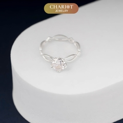 Nhẫn bạc S925 NCJ82 công chúa nhỏ đáng yêu ChariotJewelry