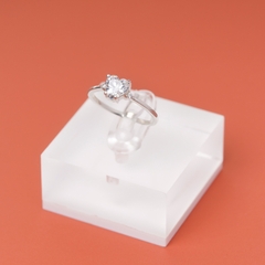 Nhẫn bạc S925 NCJ48 đính đá trái tim, quà tặng 8-3 ý nghĩa dành cho bạn gái, Chariot Jewelry