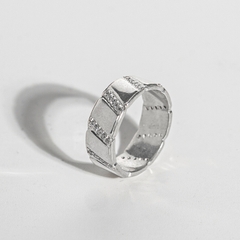 Nhẫn bạc S925 NCJ76 biểu tượng sức mạnh cho nam ChariotJewelry
