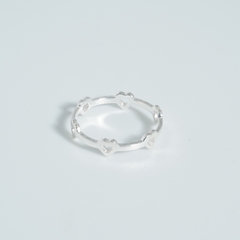 Nhẫn bạc S925 NCJ88 trái tim cách điệu, quà tặng Valentine ý nghĩa dành tặng bạn gái, Chariot Jewelry