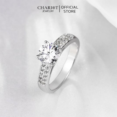 Nhẫn đôi bạc 925 nam nữ ChariotJewelry ND01