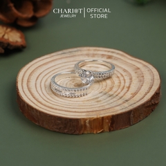 Nhẫn đôi bạc 925 nam nữ ChariotJewelry ND01