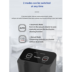 Máy Hút Bụi Không Dây Xiaomi Redkey P7 Plus Trạm Sạc Đổ Rác Tự Động Bộ Lọc 5 Lớp Lực Hút 2.5000 Pa Công Suất 300W - Hàng Chính Hãng