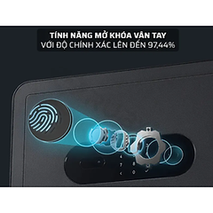 Két Sắt Vân Tay Thông Minh Xiaomi Mijia 6 Chế Độ Mở Khóa, Áp Dụng Công Nghệ Cao Báo Động Kết Nối App Thông Minh - Hàng Chính Hãng