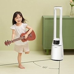 Quạt Không Cánh Midea AMS150E-PB Khử Khuẩn - Hàng Nhập Khẩu