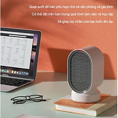 Quạt Sưởi Gốm Xiaomi Douhe DH-QN04 600 W - Hàng Nhập Khẩu