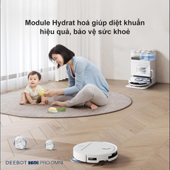Robot Hút Bụi Lau Nhà Ecovacs T50 Pro Omni Auto - Bản Quốc Tế