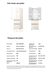 Tủ Lạnh Xiaomi Mijia 400L 2026 Làm Đá Tự Động - Ngăn Đông Mềm