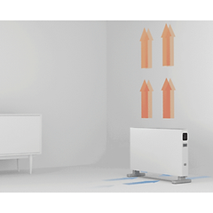 Máy Sưởi Smartmi Heater 1S Điều Khiển Cảm Ứng Kết Nối App Mihome Công Suất 2200 W - Bản Quốc Tế