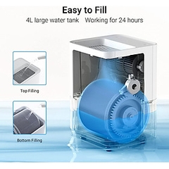 Máy Tạo Ẩm Xiaomi Smartmi Evaporative Humidifier 1 Thông Minh Tạo Ẩm Tự Nhiên Tự Động Làm Sạch Dung Tích 4 Lít Kết Nối App - Hàng Chính Hãng