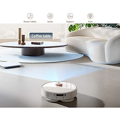 Robot Hút Bụi Lau Nhà Xiaomi Vacuum X10 - Bản Quốc Tế Tự Gom Đổ Rác Tự Động Tạo Bản Đồ Siêu Nhanh, Tự Động Tối Ưu Dọn Dẹp, Camera AI Thông Minh Áp Suất 4000 Pa, Công Suất 46 W - Hàng Chính Hãng