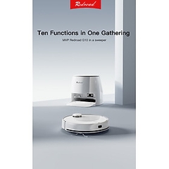 Robot Hút Bụi Lau Nhà Xiaomi Redroad G10 Thông Minh Tự Động Giặt Rẻ Diện Tích Hoạt Động 180m2 Công Suất 40W - Hàng Chính Hãng