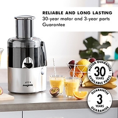 Máy Ép Chậm Kết Hợp Vắt Cam Làm Lạnh Kiêm Thái Lát Rau Củ Quả Magimix Juice Expert 3 Cao Cấp Có Lọc Cặn Sản Xuất Tại Pháp, Dung Tích 400 ML Công Suất 400 W - Nhập Khẩu Đức