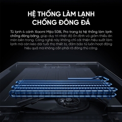 Tủ Lạnh Xiaomi Mijia 508L Pro BCD-508WTGBI 4 Cánh – Đá Pha Lê