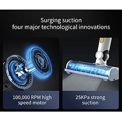 Máy Hút Bụi Cầm Tay Xiaomi Lydsto H4 Tự Làm Sạch - Tự Động Hút Rác Thời Gian Sử Dụng 60 Phút, Lực Hút 25,000 Pa Công Suất Cực Lớn 1000W - Hàng Chính Hãng