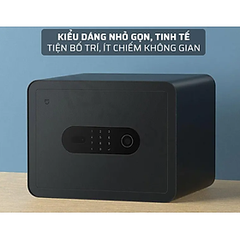 Két Sắt Vân Tay Thông Minh Xiaomi Mijia 6 Chế Độ Mở Khóa, Áp Dụng Công Nghệ Cao Báo Động Kết Nối App Thông Minh - Hàng Chính Hãng