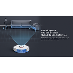 Robot Hút Bụi Lau Nhà Xiaomi Lydsto R3 Đổ Rác Tự Động Khử Trùng Ozon Diệt Khuẩn Lực Hút 3.000 Pa - Hàng Chính Hãng