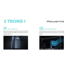 Quạt Không Cánh Rowenta Eclipse Lọc Không Khí - Hàng Nhập Đức