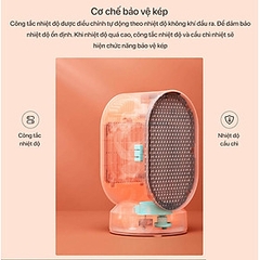 Quạt Sưởi Gốm Xiaomi Douhe DH-QN04 600 W - Hàng Nhập Khẩu