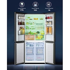 Tủ Lạnh Xiaomi Mijia 496L 4 Cánh – Ngăn Đông Mềm, Khử Khuẩn 99,99%