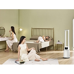 Quạt Không Cánh Midea AMS150E-PB Khử Khuẩn - Hàng Nhập Khẩu
