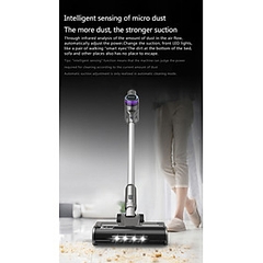 Máy Hút Bụi Xiaomi Redroad X17 Lực Hút 25.000 Pa Công Suất 350 W - Hàng Chính Hãng