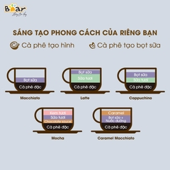 Máy Pha Cà Phê Espresso Bear KFJ-A02N1 Công Suất 800W - Hàng Chính Hãng
