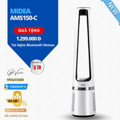 Quạt Không Cánh Midea AMS150-C Gió AI Lọc Không Khí - Hàng Nhập Khẩu