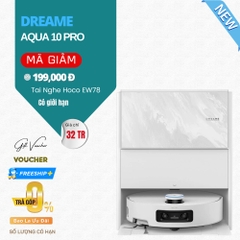 Robot Hút Bụi Lau Nhà Dreame Aqua 10 Pro Track - Bản Quốc Tế