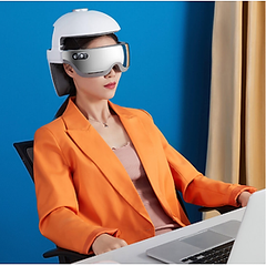 Máy Massage Đầu Và Mắt Xiaomi Momoda SX315 Xoa Bóp 360 Độ Tích Hợp Nghe Nhạc Kết Nối App Công Suất 7.5W - Hàng Chính Hãng