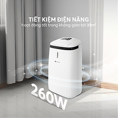 Máy Hút Ẩm Lọc Không Khí Elmich DE-3922 Dung Tích 16L - Hàng Chính Hãng