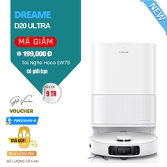 Robot Hút Bụi Lau Nhà Dreame D20 Ultra Ultra 13.000 Pa - Bản Quốc Tế