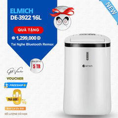 Máy Hút Ẩm Lọc Không Khí Elmich DE-3922 Dung Tích 16L - Hàng Chính Hãng