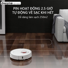 Robot Hút Bụi Lau Nhà Dreame D10 Plus Tự Động Đổ Rác Công Suất 40 W Lực Hút 4000 Pa - Hàng Chính Hãng
