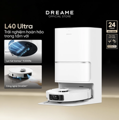 Robot Hút Bụi Lau Nhà Dreame L40s Ultra Lực Hút 19.000 Pa - Bản Quốc Tế